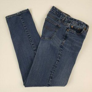 Chaps Denim Womens Jeans Blue Tapered Leg (Size 4)
